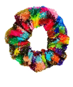 Ashish Rainbow Sequin Scrunchie