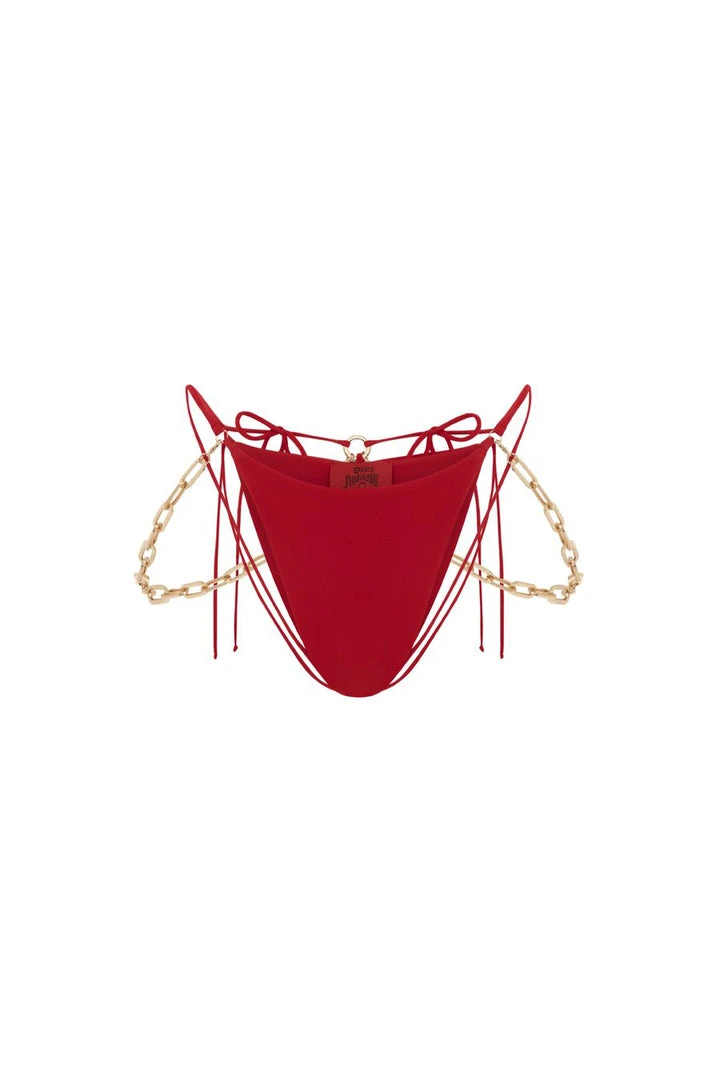 Dilara Findikoglu Belly Dance Bikini Bottom- Red 3 Dilara Findikoglu Belly Dance Bikini Bottom- Red