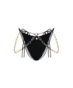 Dilara Findikoglu Belly Dance Bikini Bottom- Black