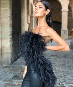 Annie's Ibiza Audrey Ostrich Feather Body Tops