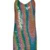 Ashish Sequin Mini Trippy Dress