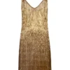 Javier Osorio Athena Gold Dress