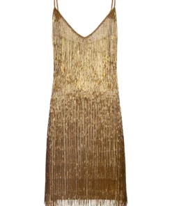 Javier Osorio Athena Gold Dress
