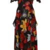 RIXO Evie Spotted Lily Garden Dress