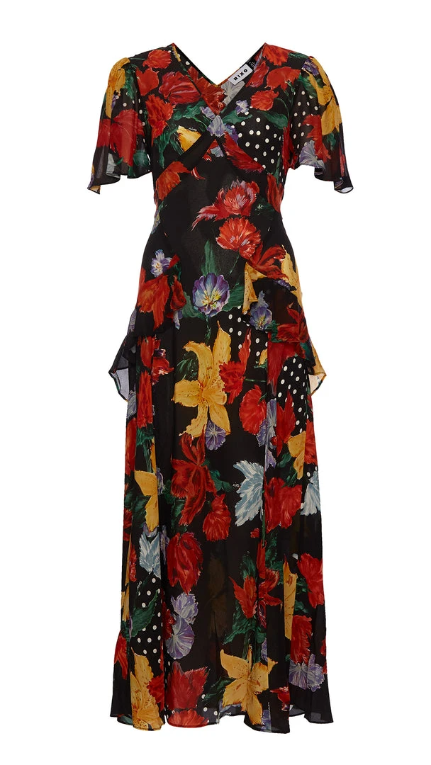 RIXO Evie Spotted Lily Garden Dress 3 RIXO Evie Spotted Lily Garden Dress