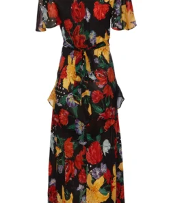 RIXO Evie Spotted Lily Garden Dress