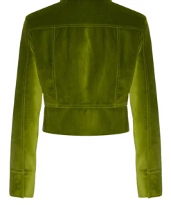 Wrong Generation The Cropped Jacket-Green