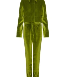 Wrong Generation The Cropped Jacket-Green