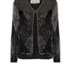 Annie's Archive Silver And Black Beaded Jacket