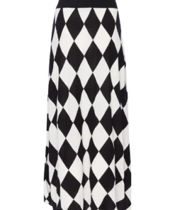 RIXO Brandy Diamond Skirt