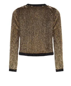 Annie's Archive 1940s Golden Black Beaded Jacket With Pockets