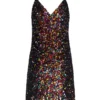 Ashish Black Multi Sequin Mini Dress