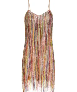 Ashish Sequin Fringe Mini Dress