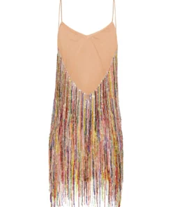 Ashish Sequin Fringe Mini Dress