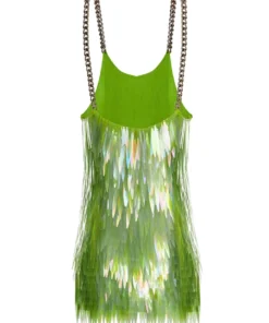 Silvia Astore Colibri Green Sequin Dress