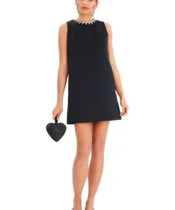 Area Open Heart Back Dress