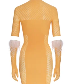 Poster Girl Pandora Dress - Papaya