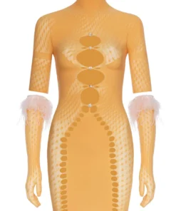 Poster Girl Pandora Dress - Papaya