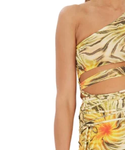 Kim Shui Qi Pao Sleeve Tie Top