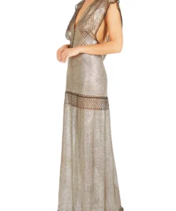 Annie's Archive 1920's Silver Egyptian Gown
