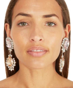 Annie's Ibiza Rose And Champagne Earrings