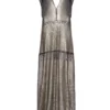 Annie's Archive 1920's Silver Egyptian Gown 2 Annie's Archive 1920's Silver Egyptian Gown
