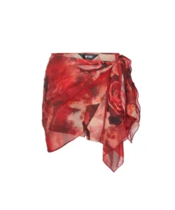 Kim Shui Rose Wrap Skort