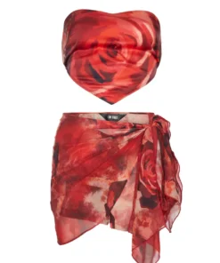 Kim Shui Rose Scarf Top
