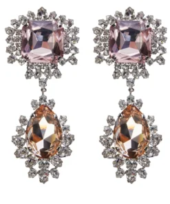 Annie's Ibiza Rose And Champagne Earrings