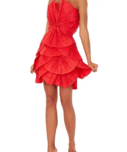 Annie's Archive 80's Red Pleated Mini Dress. Rent: £75/Day