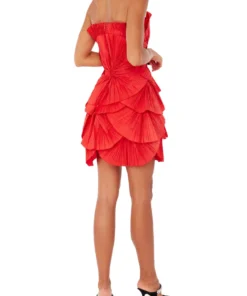 Annie's Archive 80's Red Pleated Mini Dress. Rent: £75/Day 12 Annie's Archive 80's Red Pleated Mini Dress. Rent: £75/Day