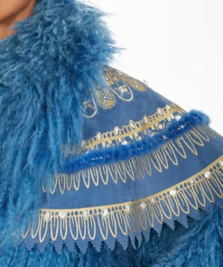 Annie's Archive 80's Zandra Rhodes Mongolian Fur Cape. Rent: £130/Day