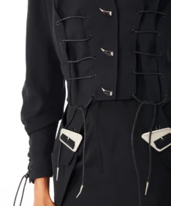 Annie's Archive 1994 Thierry Mugler Wool Black Buckle Jacket And Skirt. Rent: £90/Day 15 Annie's Archive 1994 Thierry Mugler Wool Black Buckle Jacket And Skirt. Rent: £90/Day