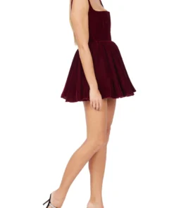 Silvia Astore Velvet Red Annie Dress