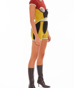 Annie's Archive 1980 - 1990s Jean Paul Gaultier Geometric Knitted Two-Piece. Rent: £90/Day