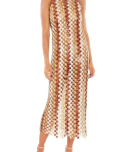 Annie's Archive Spring Summer 1969 Paco Rabanne Bronze Metal Discs Couture Evening Gown. Rent: £2,195