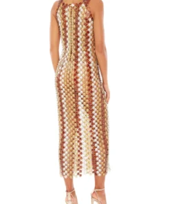 Annie's Archive Spring Summer 1969 Paco Rabanne Bronze Metal Discs Couture Evening Gown. Rent: £2,195