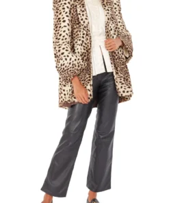 Annie's Archive 1970's Biba Faux Leopard Plush Swing Jacket. Rent: £645/Day