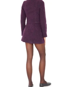 Silvia Astore Sophie Mini Skirt- Plum