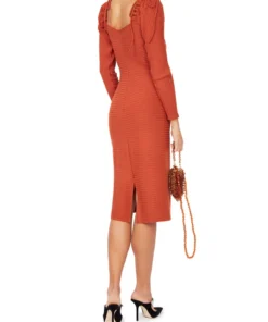 Georgia Hardinge Blaze Terracotta Dress