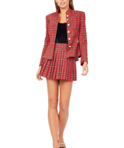 Amuse Bouche Tartan Red Jacket