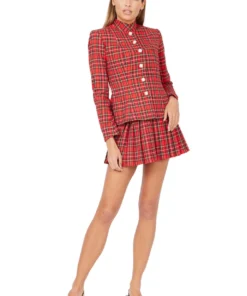 Amuse Bouche Tartan Red Jacket