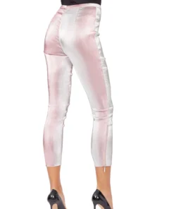Area Metallic Ankle Zip Leggings