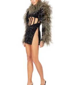 Germanier Raven Dress