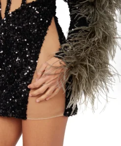 Germanier Raven Dress