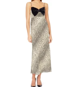 RIXO Leanna Antelope Dress