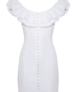 De La Vali La Paz Bardot Mini Dress