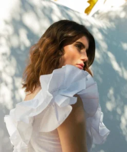 De La Vali La Paz Bardot Mini Dress