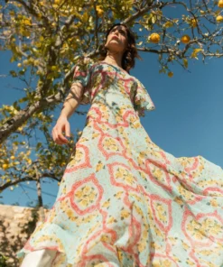 De La Vali Olivia Capri Chiffon Dress