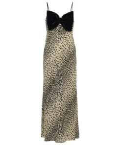 RIXO Leanna Antelope Dress